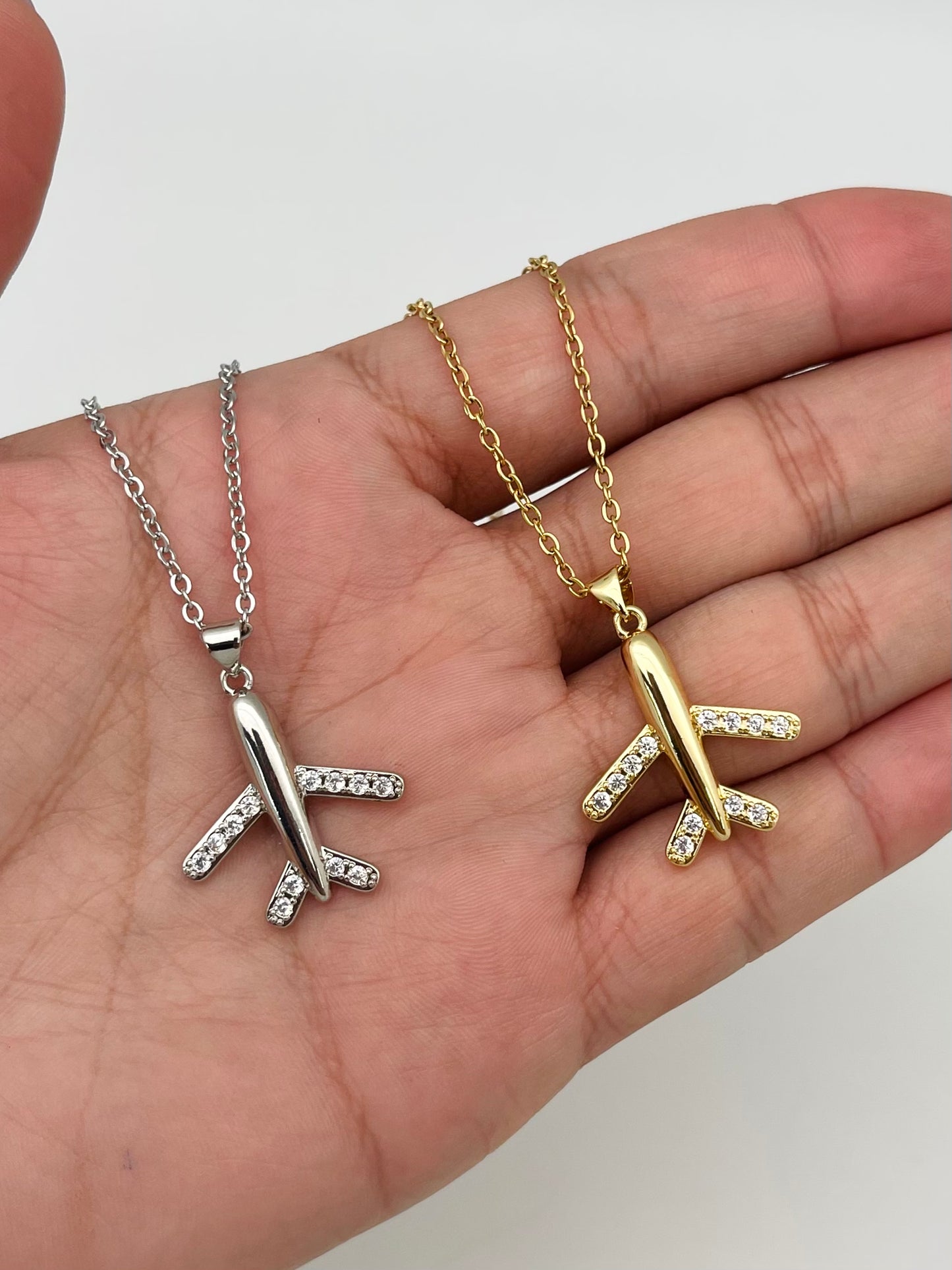 Jetsetter Airplane Necklace