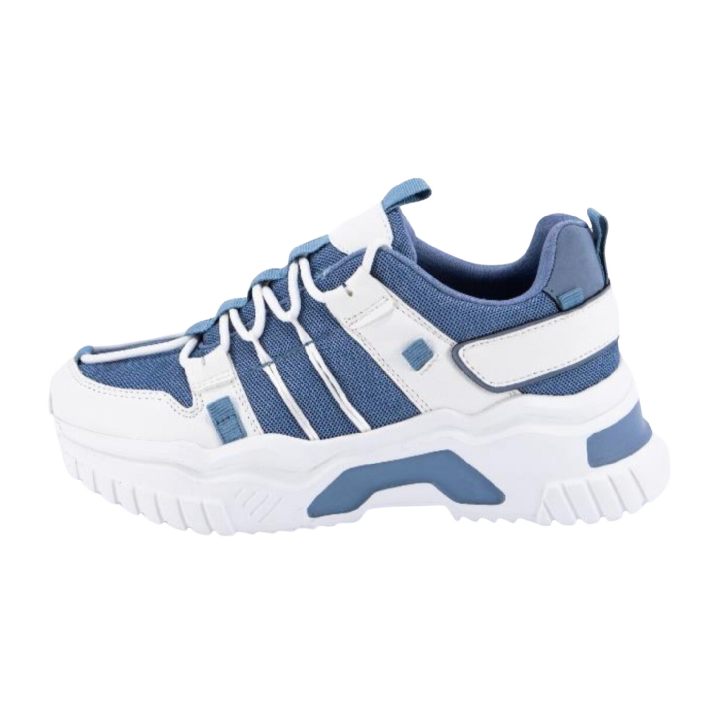 Safe Travels Blue Sneakers