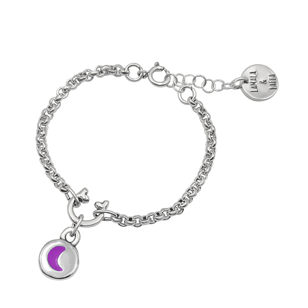 Pulsera Básica “Moon” Plata