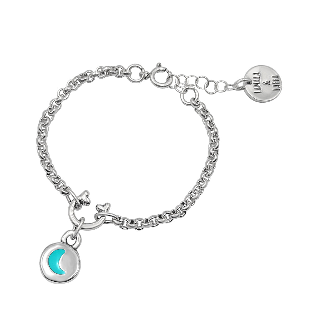 Pulsera Básica “Moon” Plata