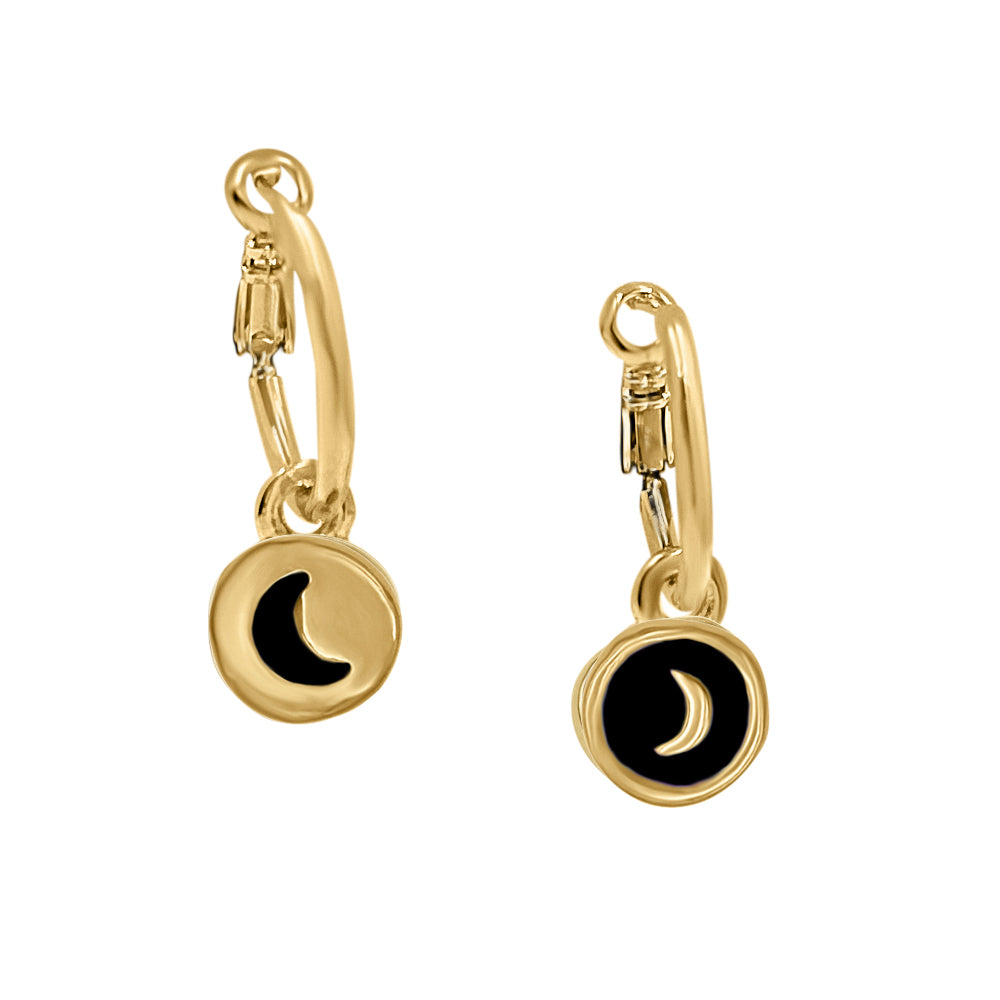 Aretes "Luna" Oro
