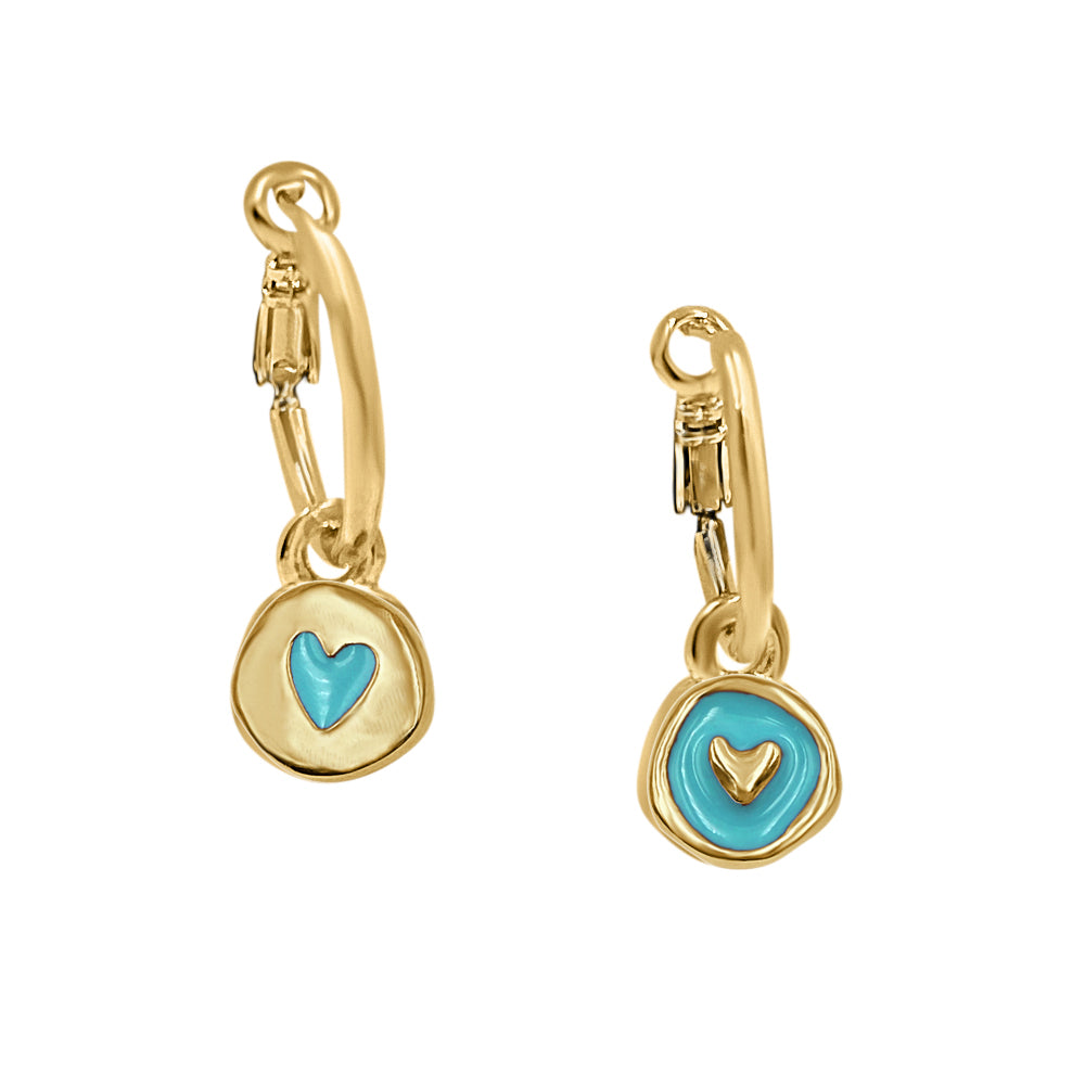Aretes "Cuore" Oro