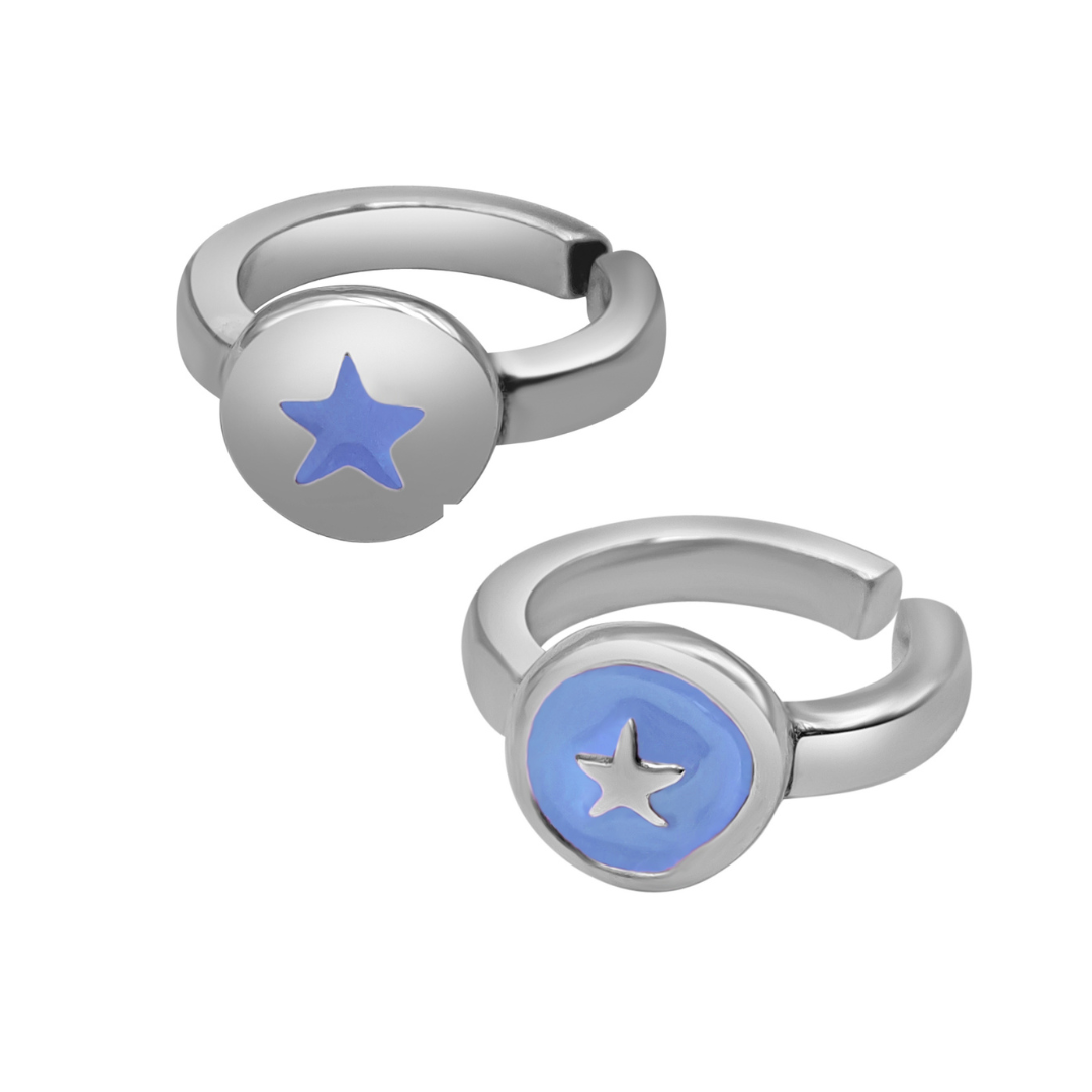 Set Sortijas “Star” Plata