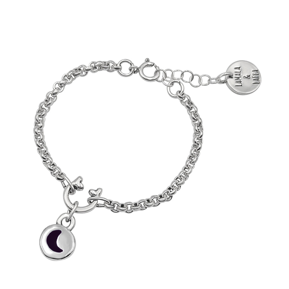 Pulsera Básica “Moon” Plata