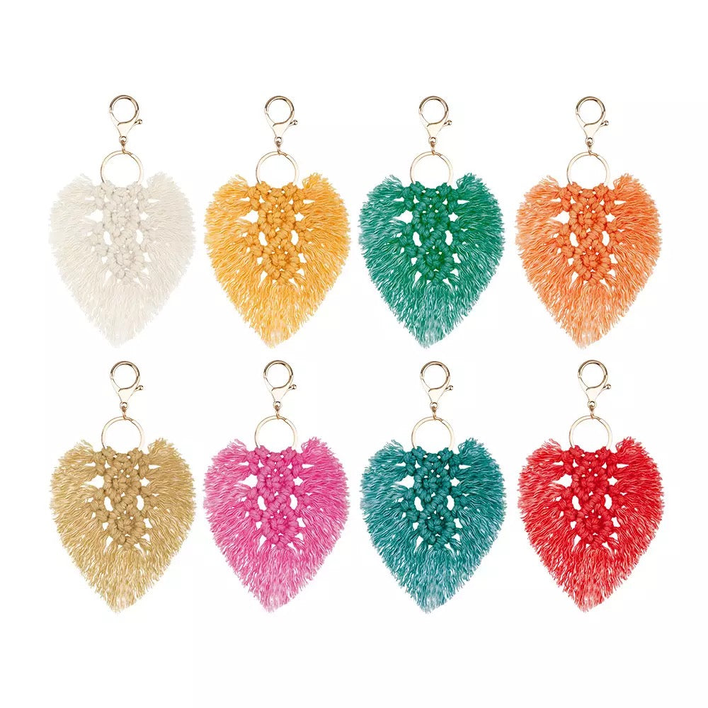 Heart Boho Keychain