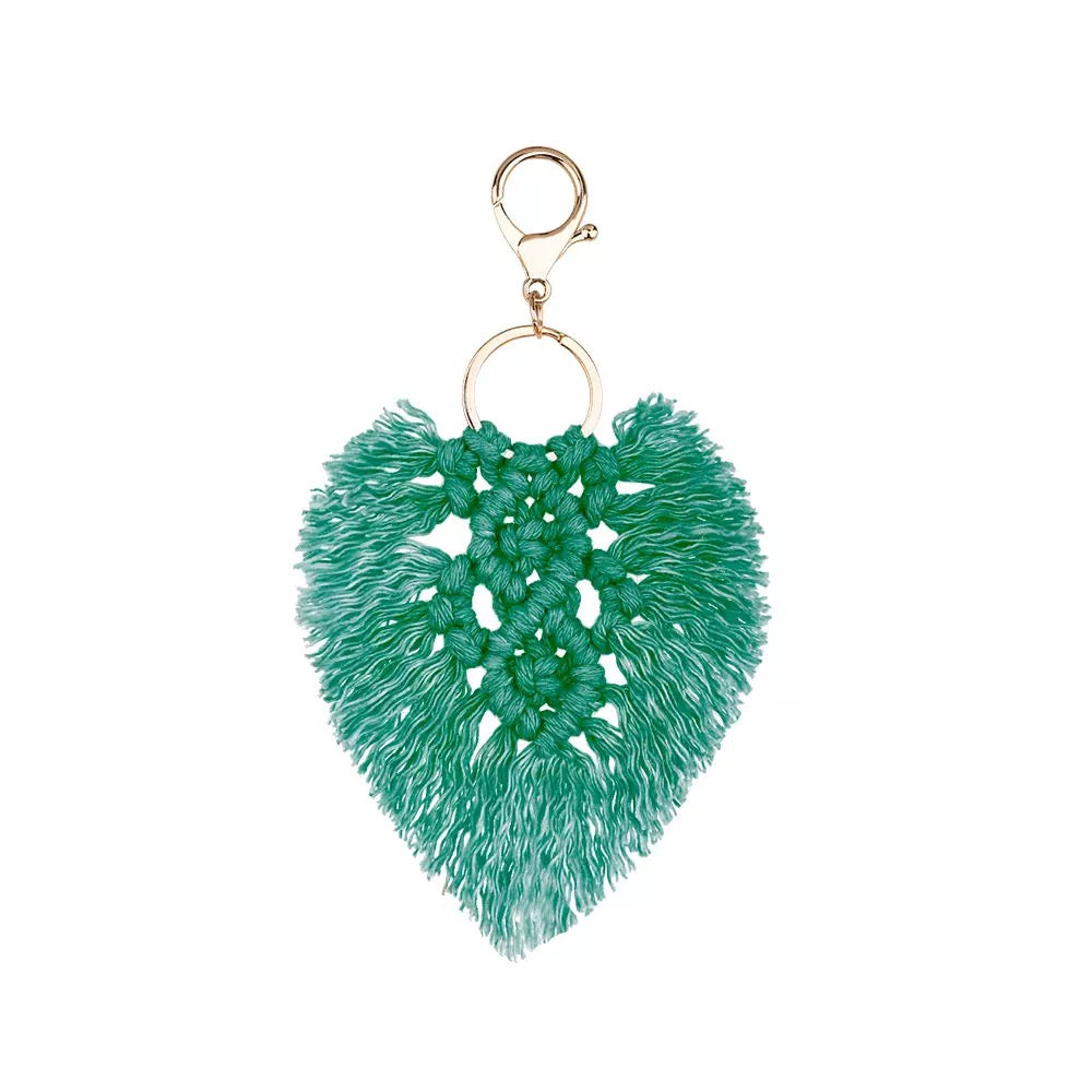 Heart Boho Keychain