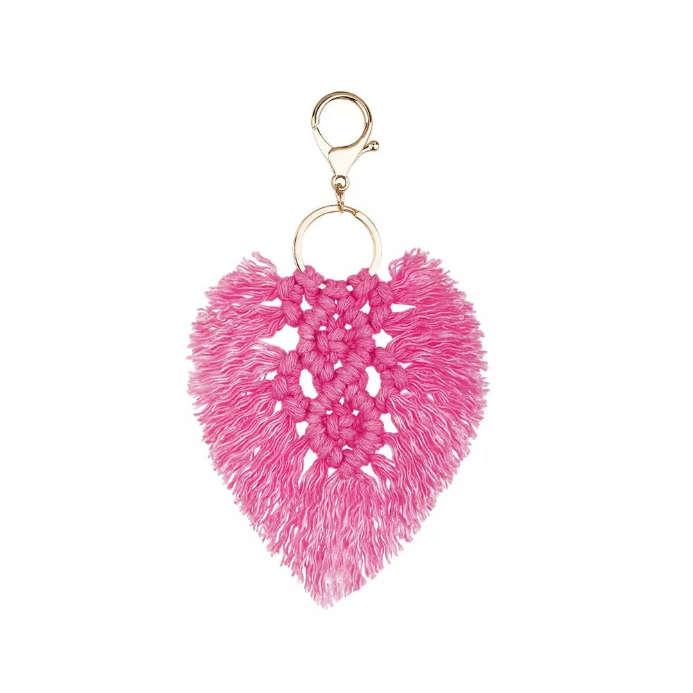 Heart Boho Keychain