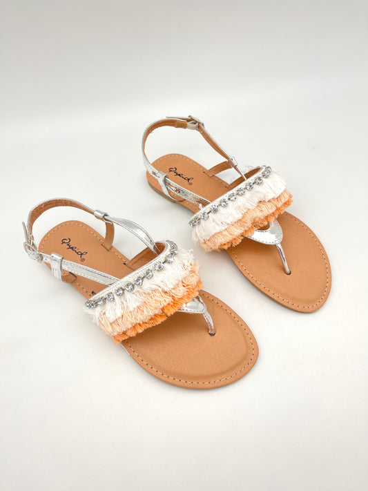 Athena Silver Sandals