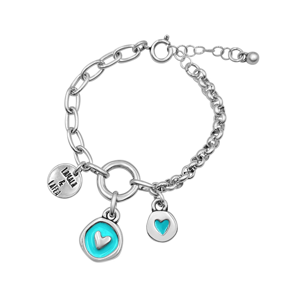 Pulsera “Fall in Love” Plata