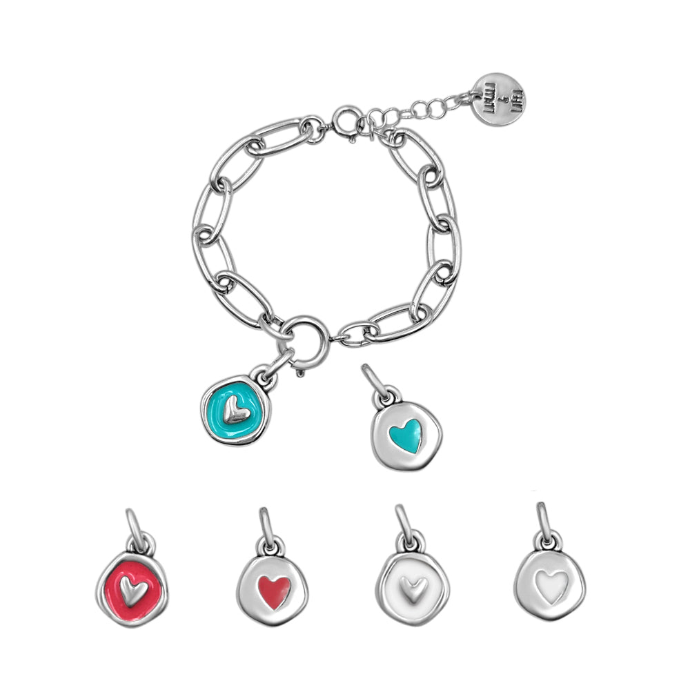 Pulsera “Cuore” Plata