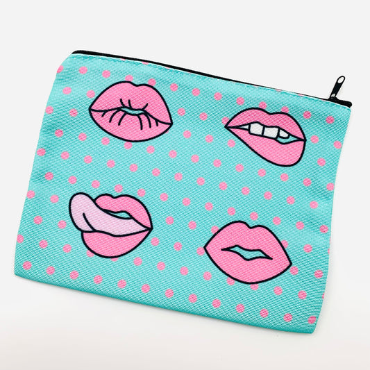Crazy Lips Cosmetic Pouch