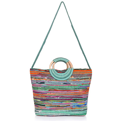 Ocean Upcycled Handwoven Tote