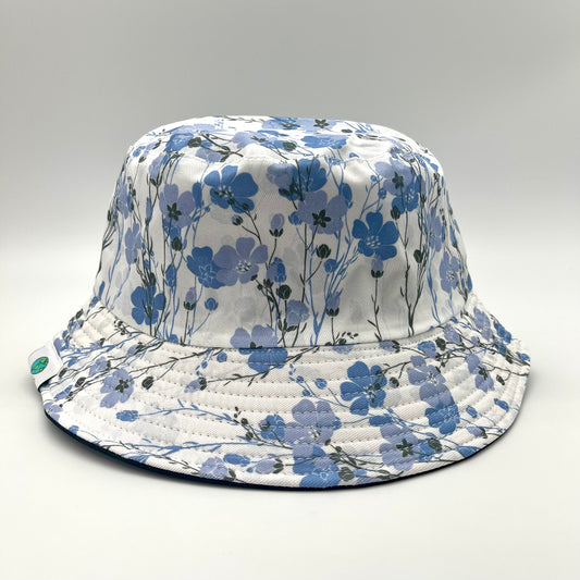 Blue Flowers Bucket Hat
