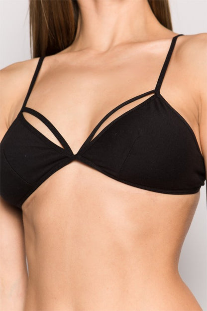 Go-To Black Bralette